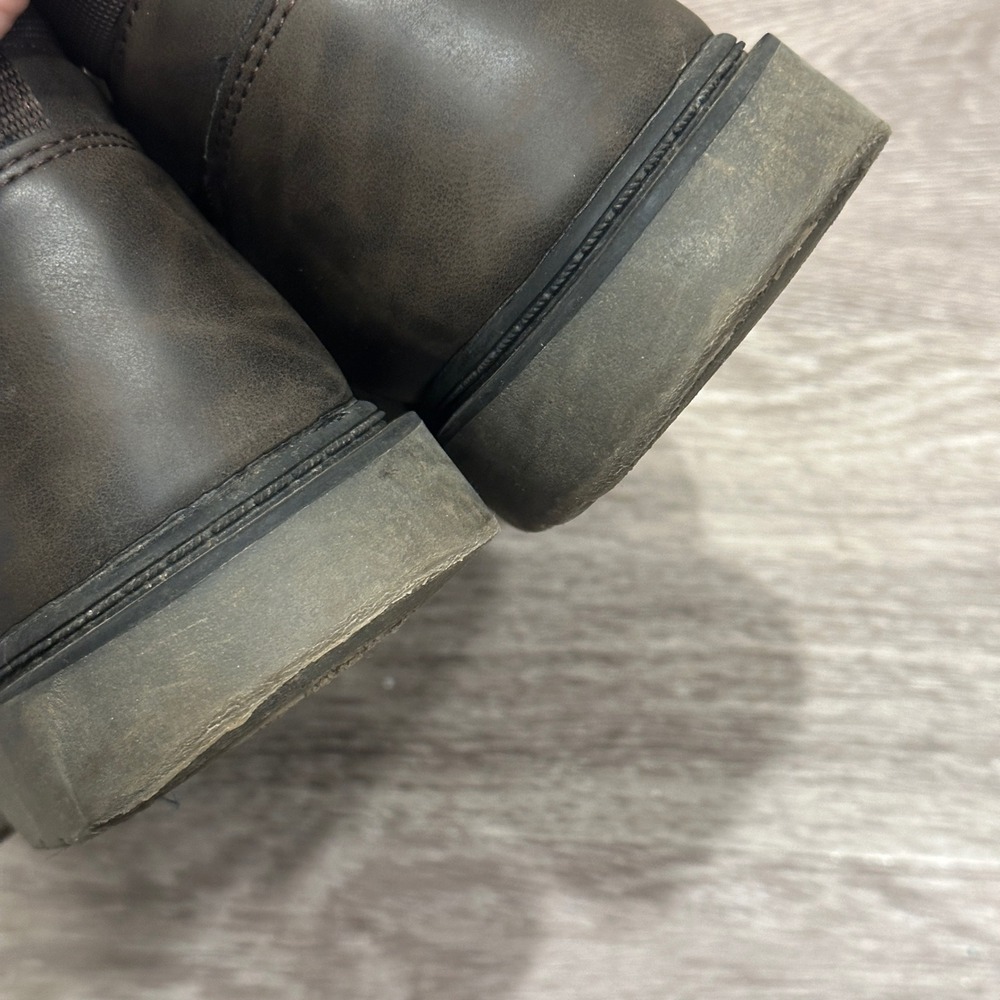 Skechers Skech-Tex Waterproof Boots Brown Ankle Hiking Workwear Utility M6‎ W7.5 - Picture 8 of 9